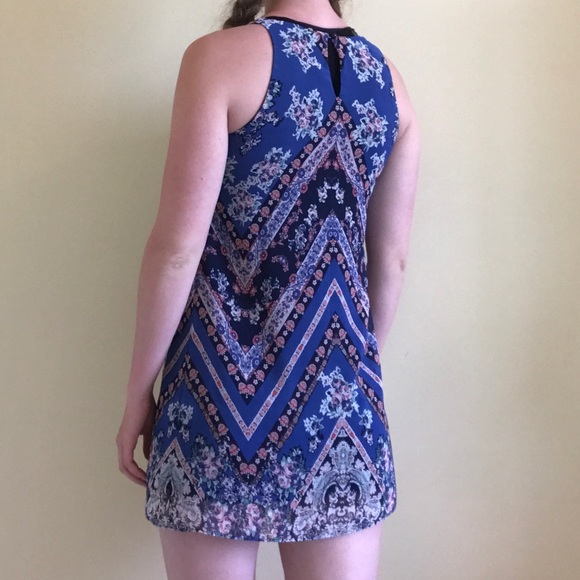 Paisley Geometric Mini Sundress - Picture 4 of 4